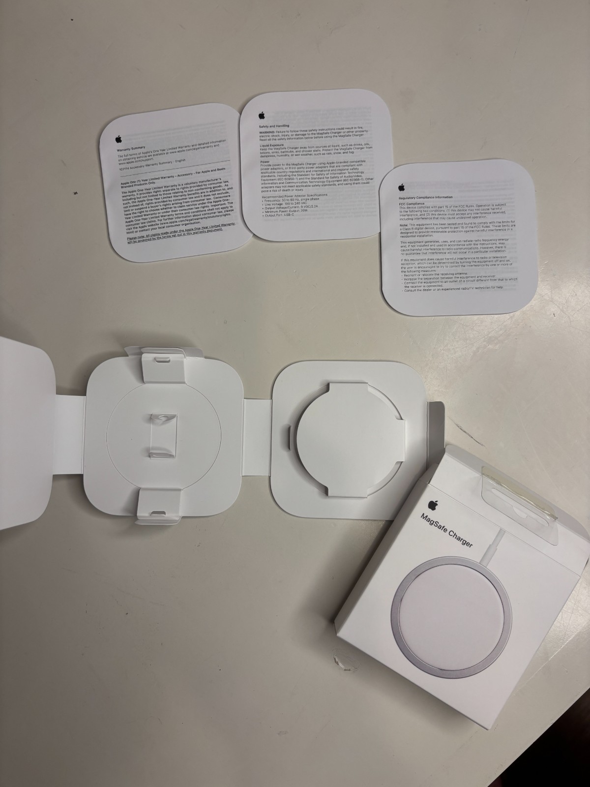 Apple Magsafe Charger - EMPTY BOX with inserts ONLY