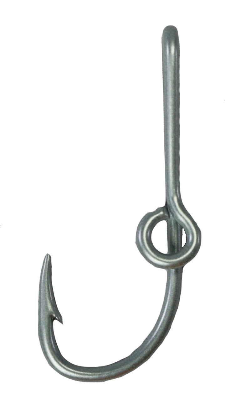 Custom Silver Colored Eagle Claw Fish Hook Hat Pin Fish Hook Tie Clip