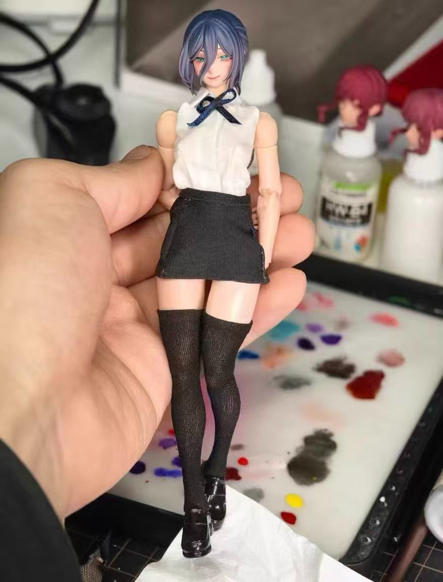custom DIY Reze 1/12 romankey Chainsaw Man  Action Figures