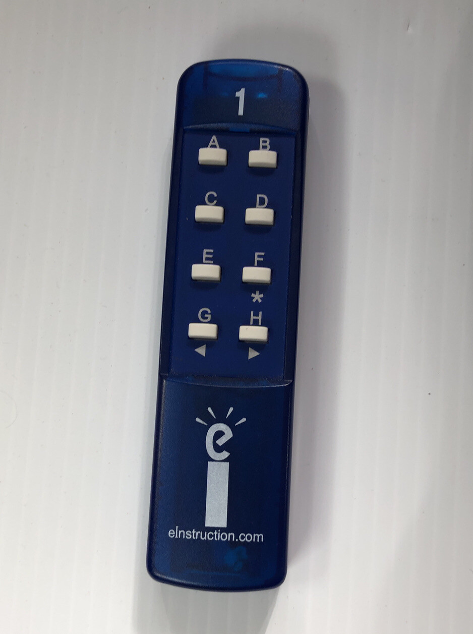 E Instruction CPS Classroom Performance System Clickers Set Of 26 +2 white+ Case