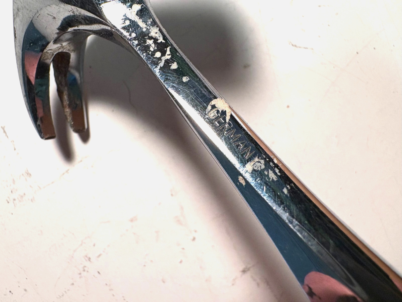 Vtg. Chromed Hammer- Marked Germany- 7” Long