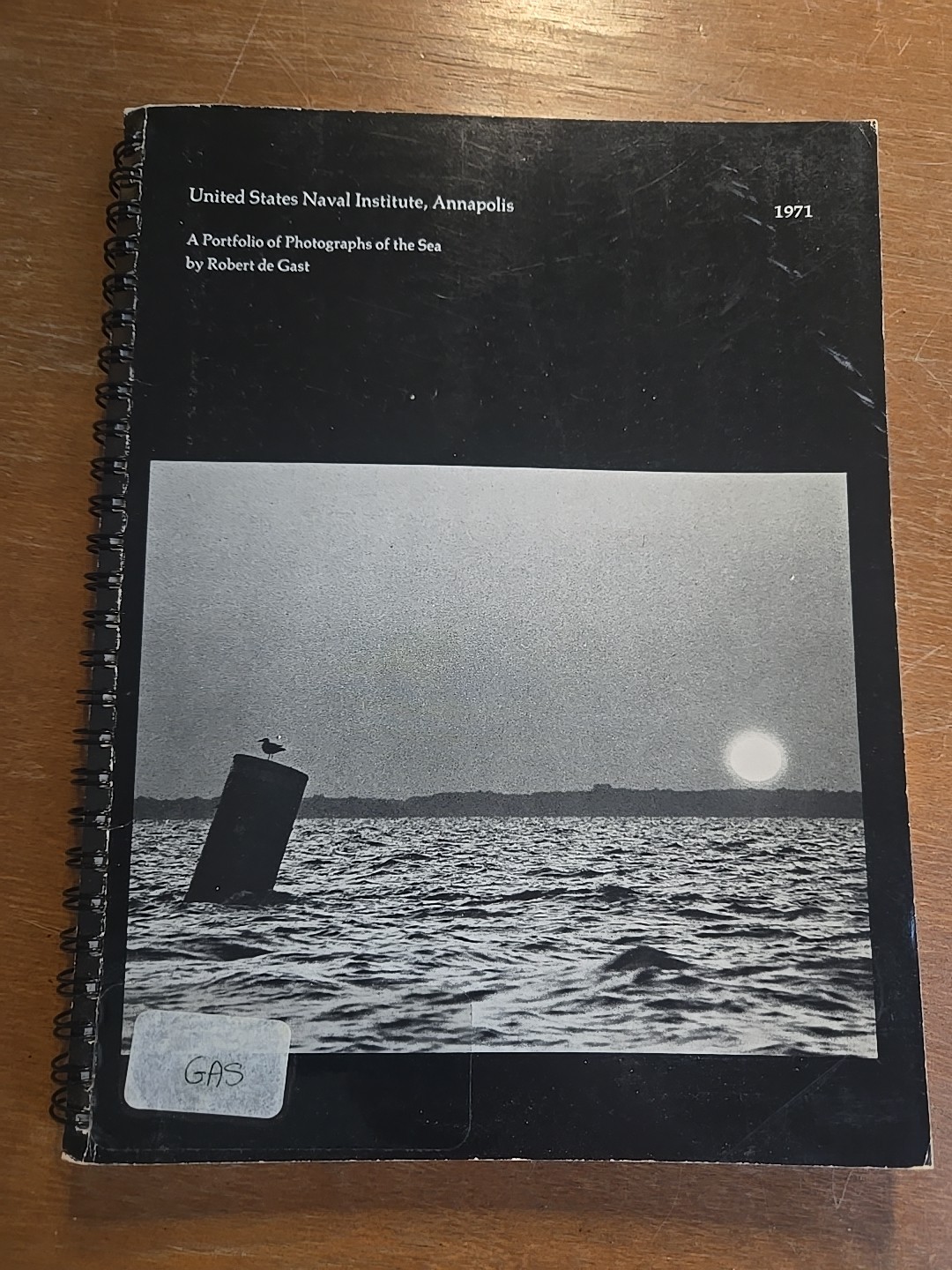 1971 United States Naval Institure, Annapolis Portfolio Of Photographs At Sea...