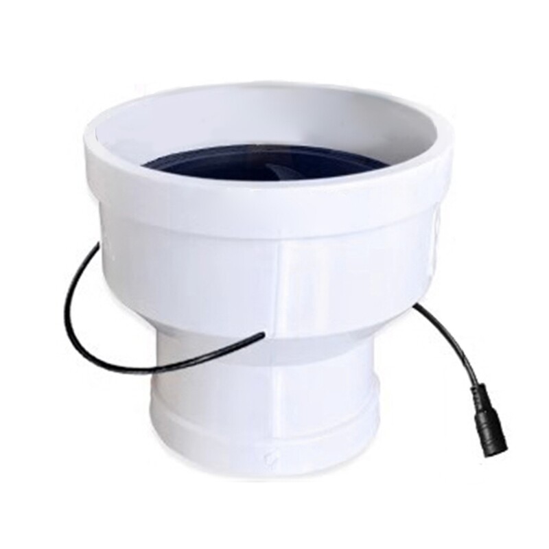 ABS Plastic Duct Fan 75mm to 110mm 12V Duct Fan For Grow Room Kitchen Venting