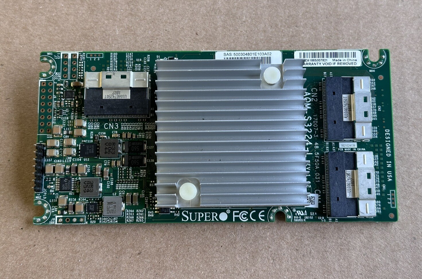 Supermicro AOM-S3224-L 24-Port 12Gb/s SAS3 Mezzanine Card Broadcom 3224