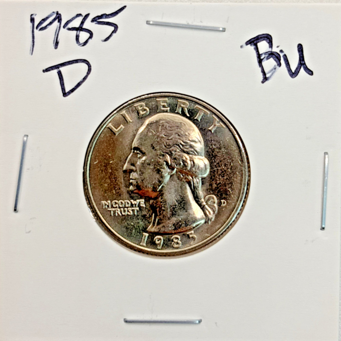1985-D Washington Quarter BU (Brilliant Uncirculated) Denver Mint