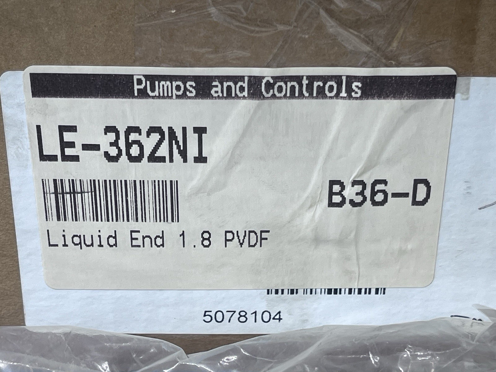 LMI LE-362NI Liquid End Assembly PVDF Kynar Open Box Complete Kit