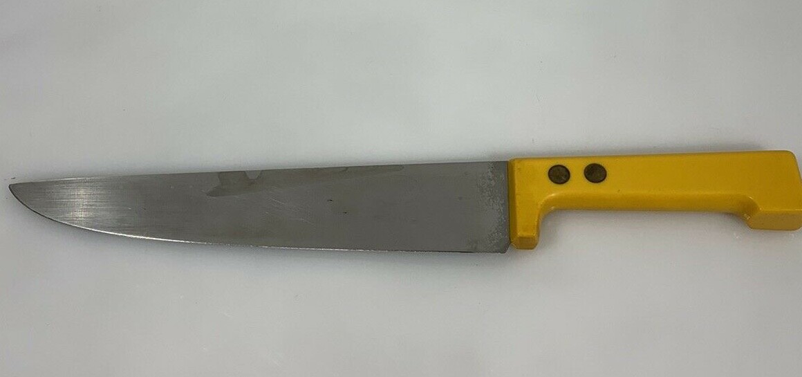 Vintage Dansk Summerhouse Yellow Gourmet Designs France Knife MCM