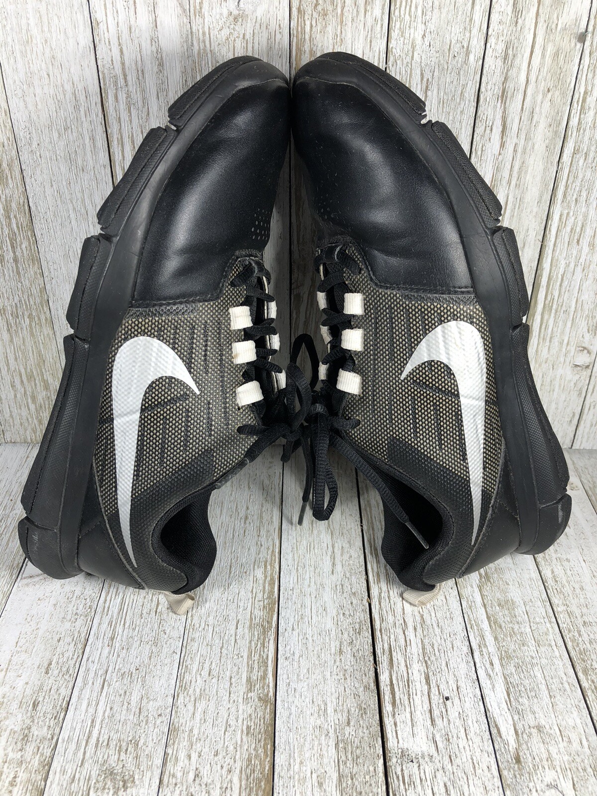 Nike Explorer CTRL Golf Shoes Black Leather Men’s Size 8 Spikeless