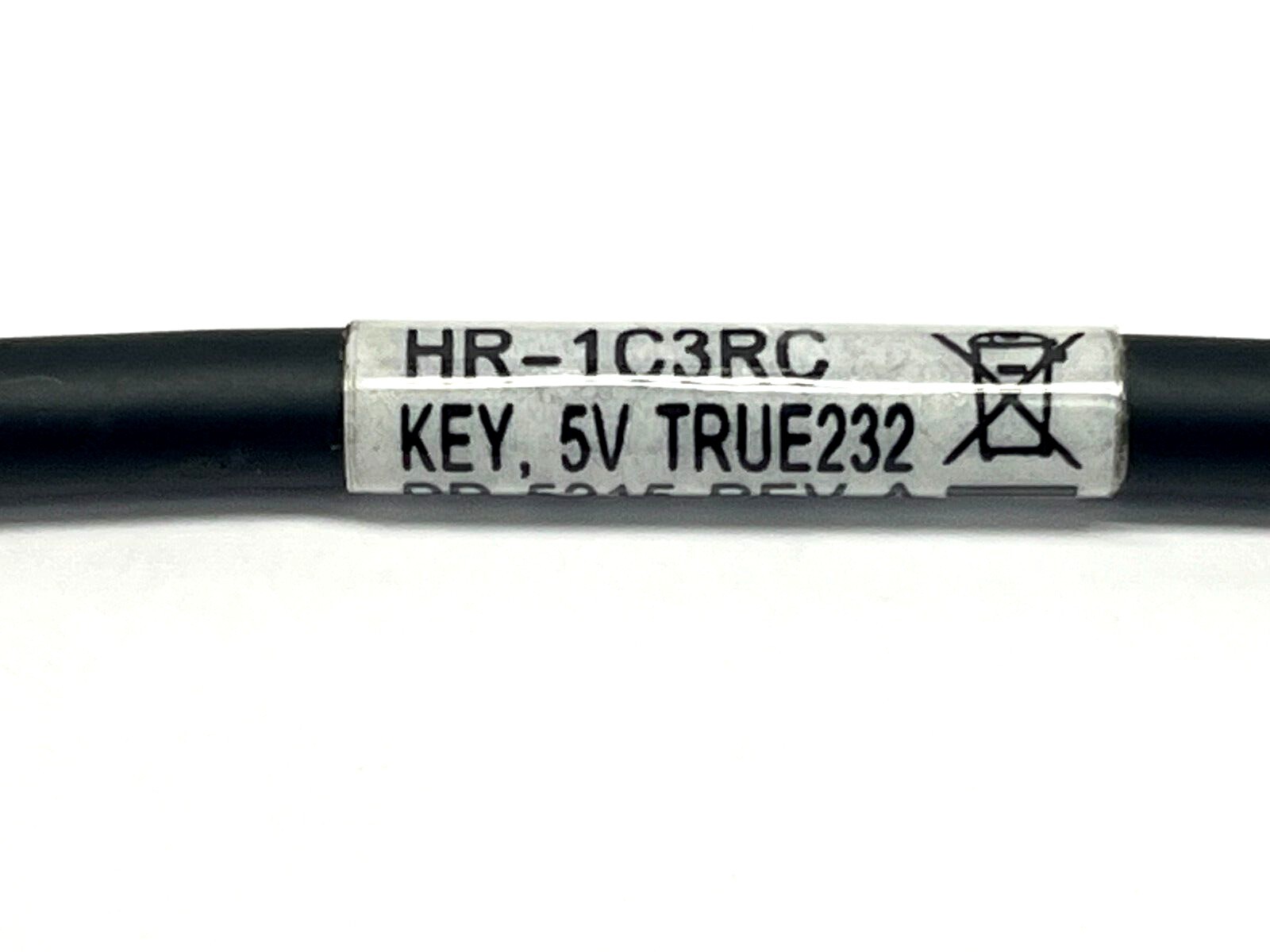 Keyence HR-100 Rev. H Standard Code Reader, Wired w/ HR-1C3RC Rev. A Cable