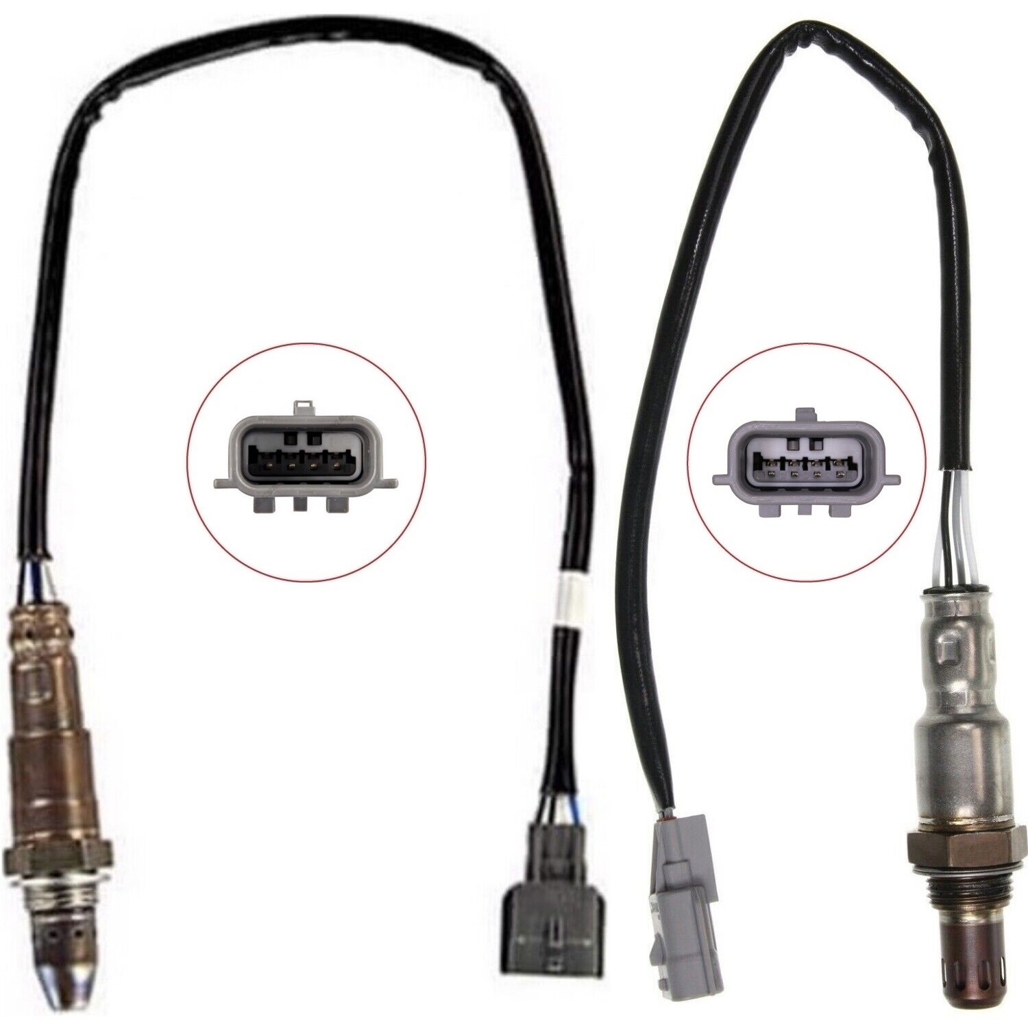 2PCS Oxygen Sensor Up+Down O2 Sensor For 2013-2018 Nissan Sentra 1.8L W/ Calif