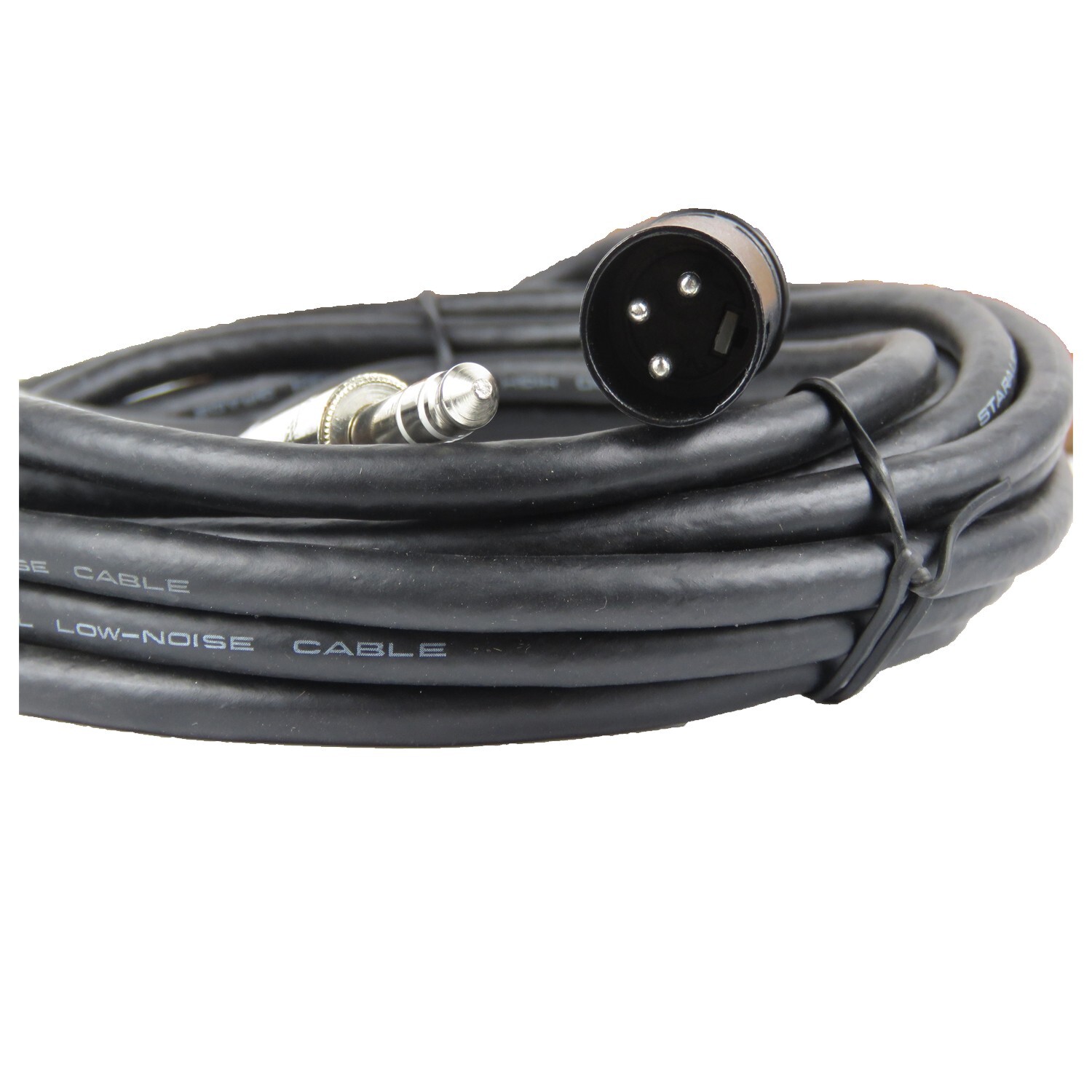 15FT XLR 3-Pin Male To 6.35mm 1/4" Stereo Mono Shielded PA DJ Speaker Cable Cord