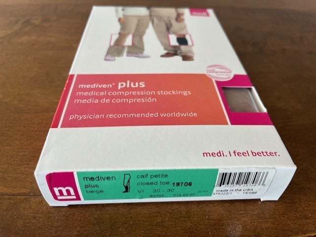 Mediven Plus 19706 CT 20-30 Compression Beige Knee Highs Size VI Petite