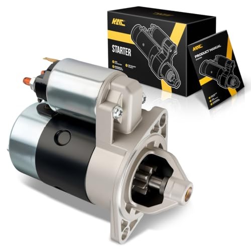 Starter Automotive Replacement, Starter Compatible with D21 L4 2.4L 16992N