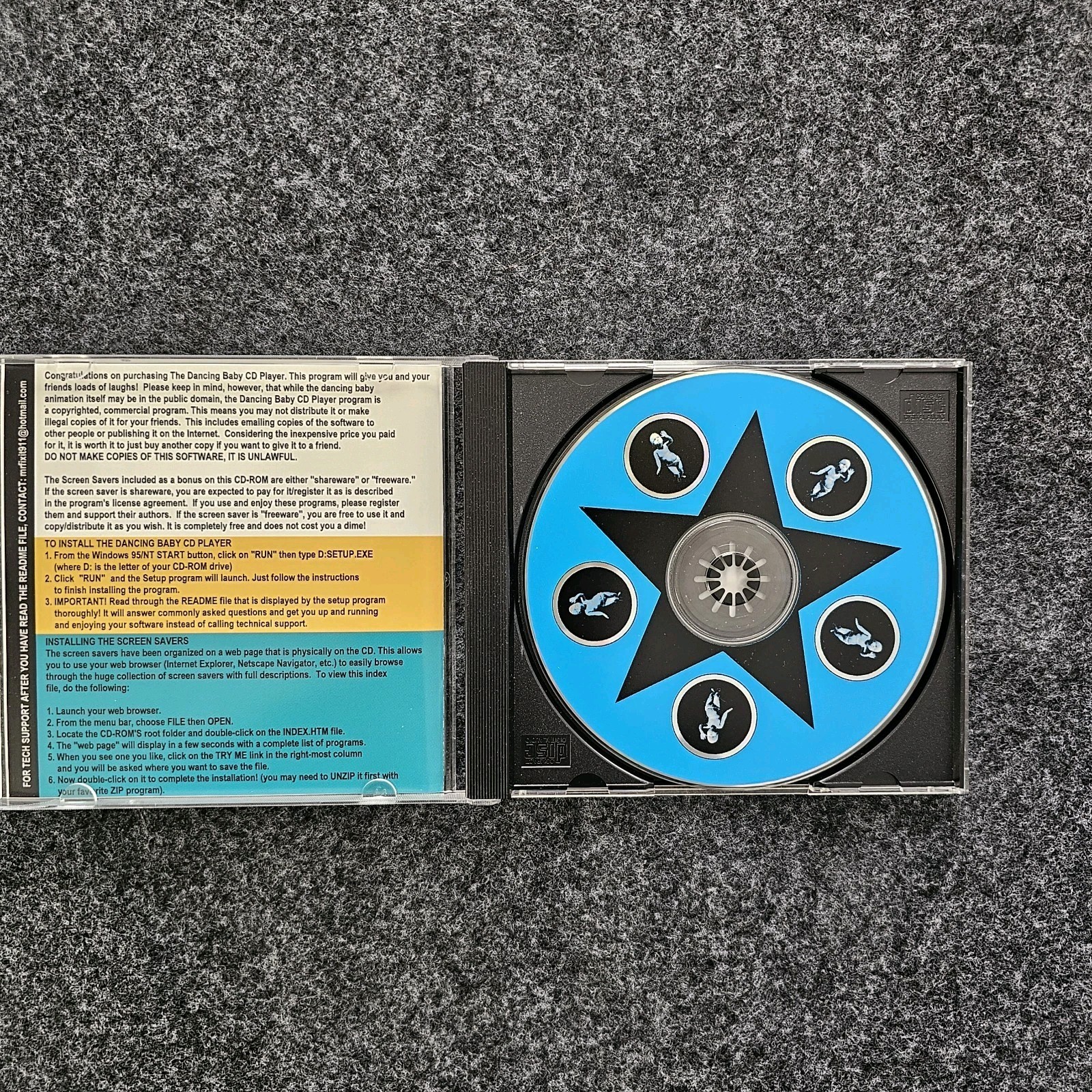 The Complete Dancing Baby CD Player Windows 95 / 98 NT Plus Screensavers