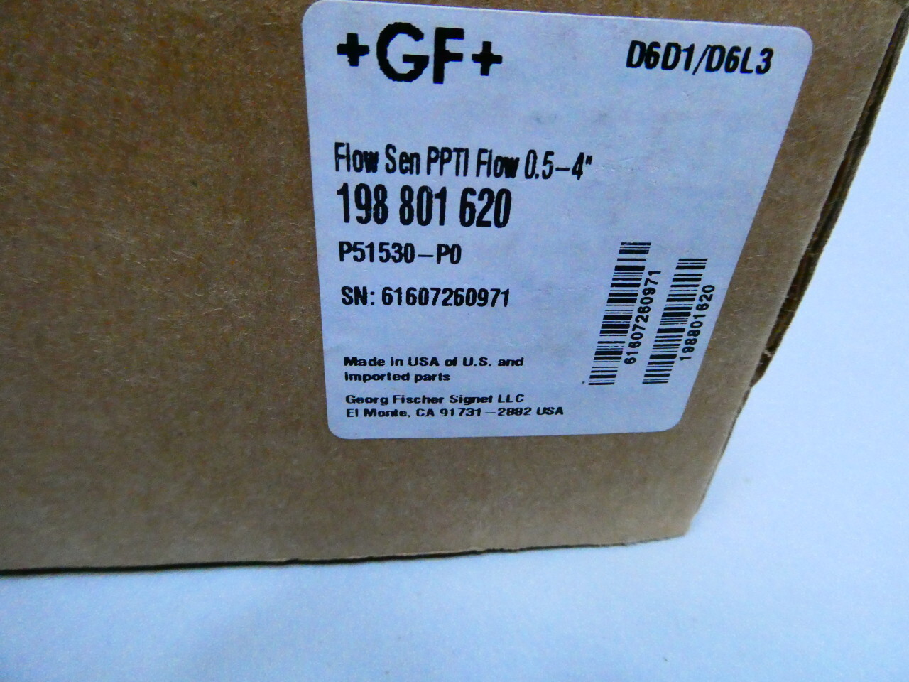 Georg Fischer 198 801 620 Flow Sensor