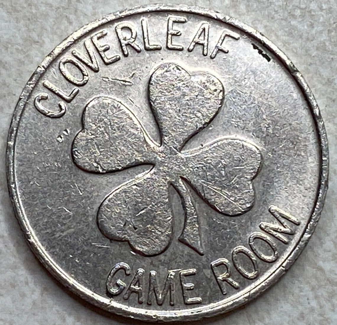 Cloverleaf Game Room Miami FL Florida Arcade Slot Token T6318