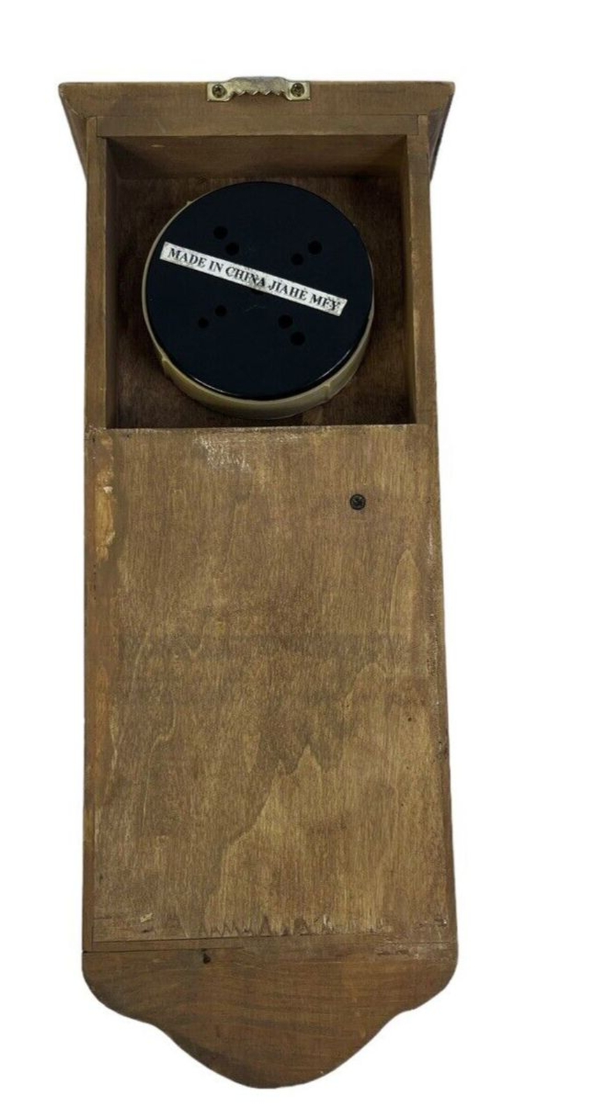 Baseball Softball Shadowbox Clock 3D Analog Working Clock Two Hooks 12" x 5"