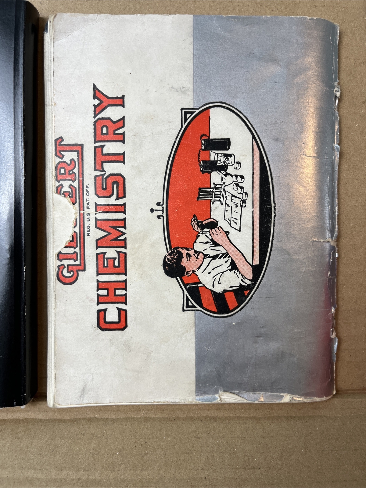 Lot 4 Gilbert Chemistry Books - OLD