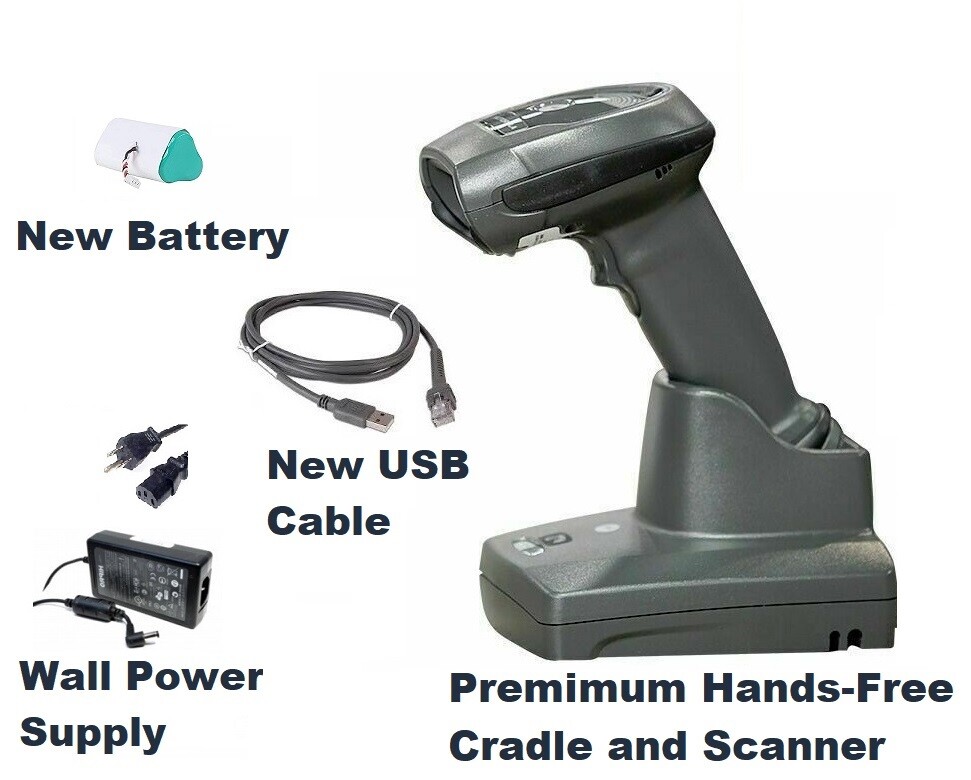 Motorola Symbol DS6878 Wireless 2D Barcode Scanner Kit with Touchless Cradle!🔥⭐