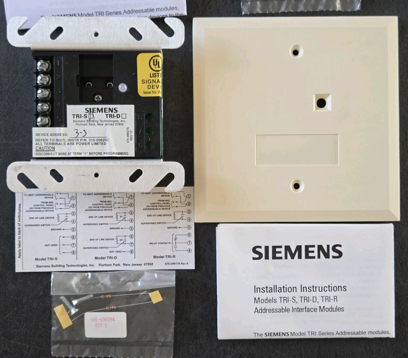 SIEMENS TRI-S SINGLE INPUT INTELLIGENT INTERFACE MODULE 575-496278 - NEW 5 AVAIL