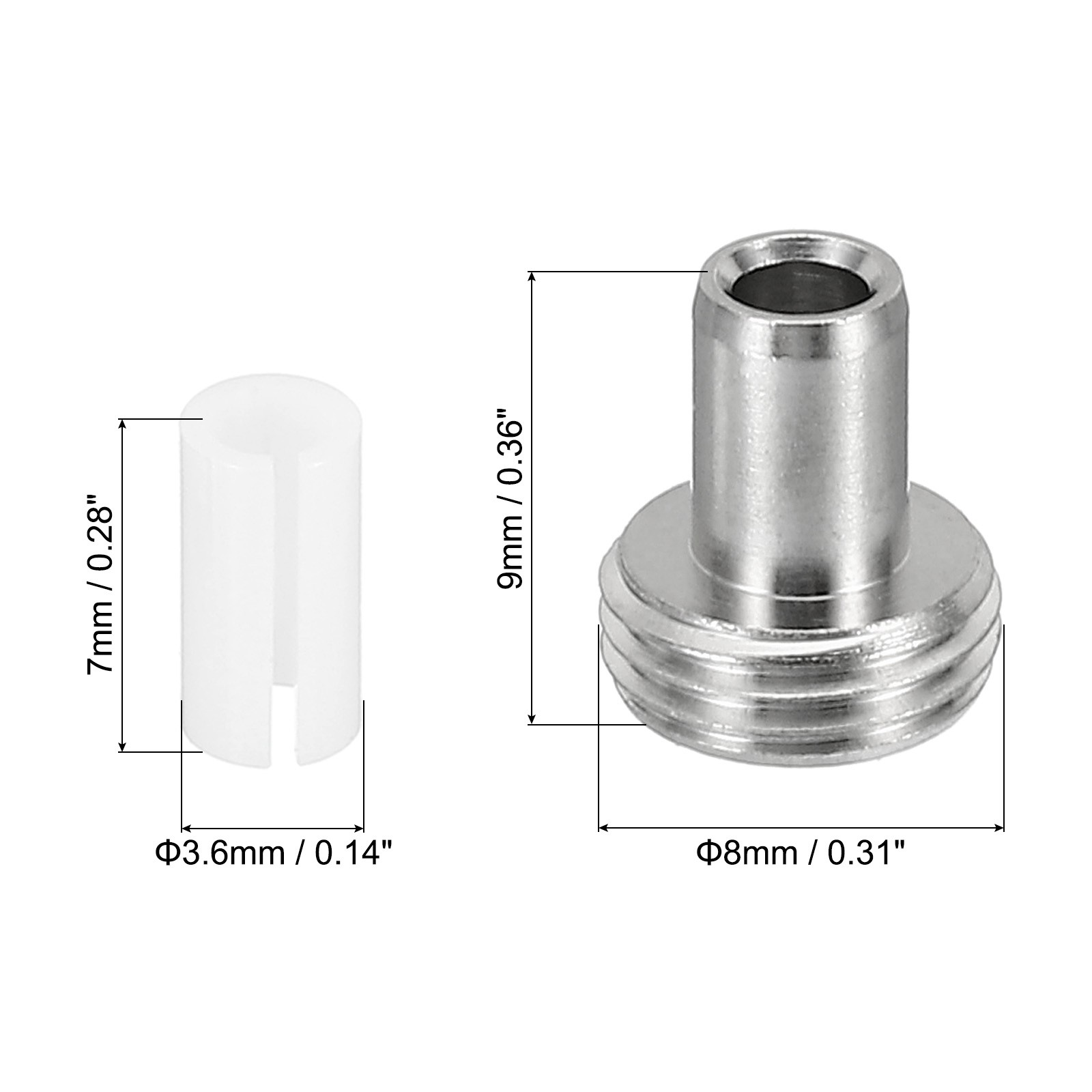 Optical Instrument Set, 10 Piece with 7mm Ceramic Head and Core