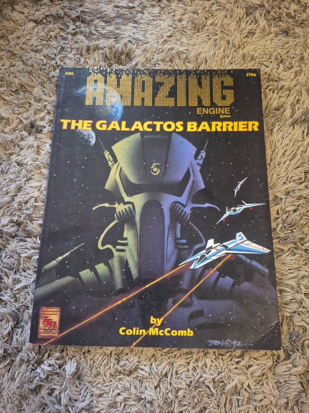 Amazing Engine RPG The Galactos Barrier TSR Roleplaying Sci-Fi