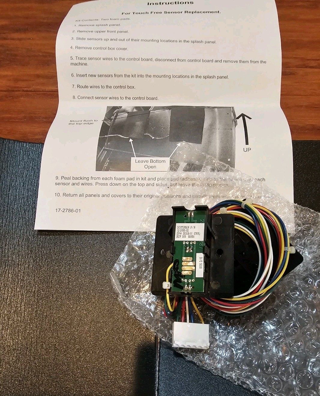 Scotsman 12-2495-21 Touch Free Sensor Set Genuine Part - New In Box