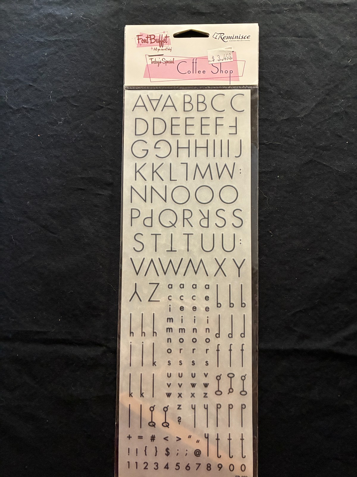 ASSORTED ALPHABET RUB-ONS