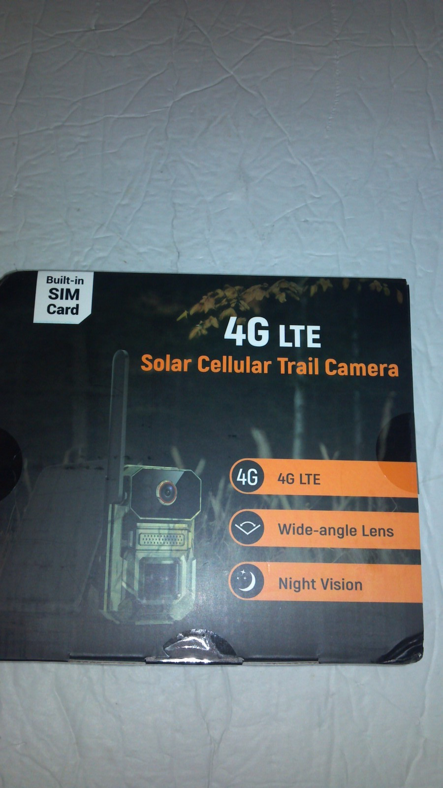 4G LTE Cellular Trail Camera Solar Built-In SIM HD Night Vision Wide Angle Lens