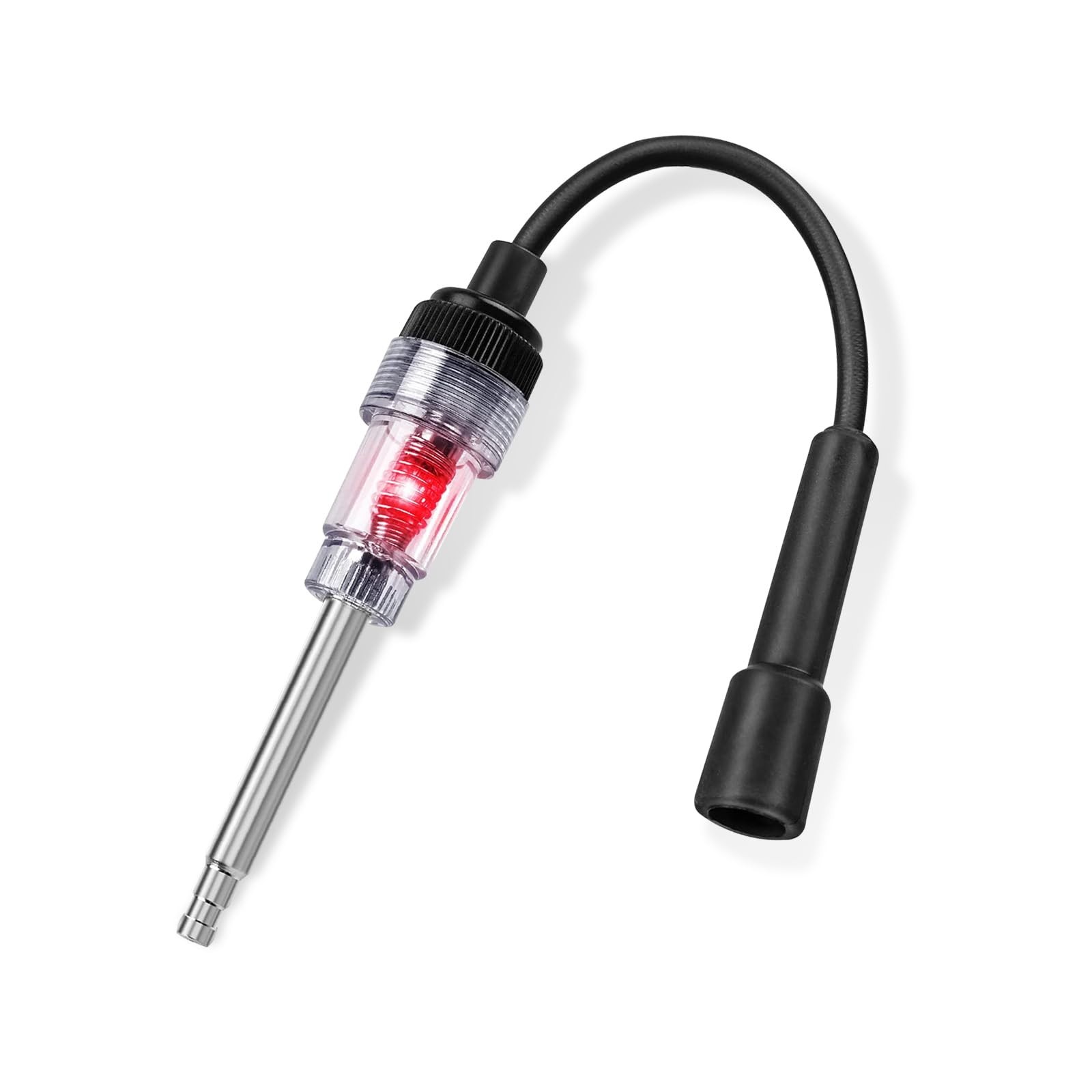 FSTURIOS Inline Spark Plug Tester, in Straight Boot Motor Engine Black