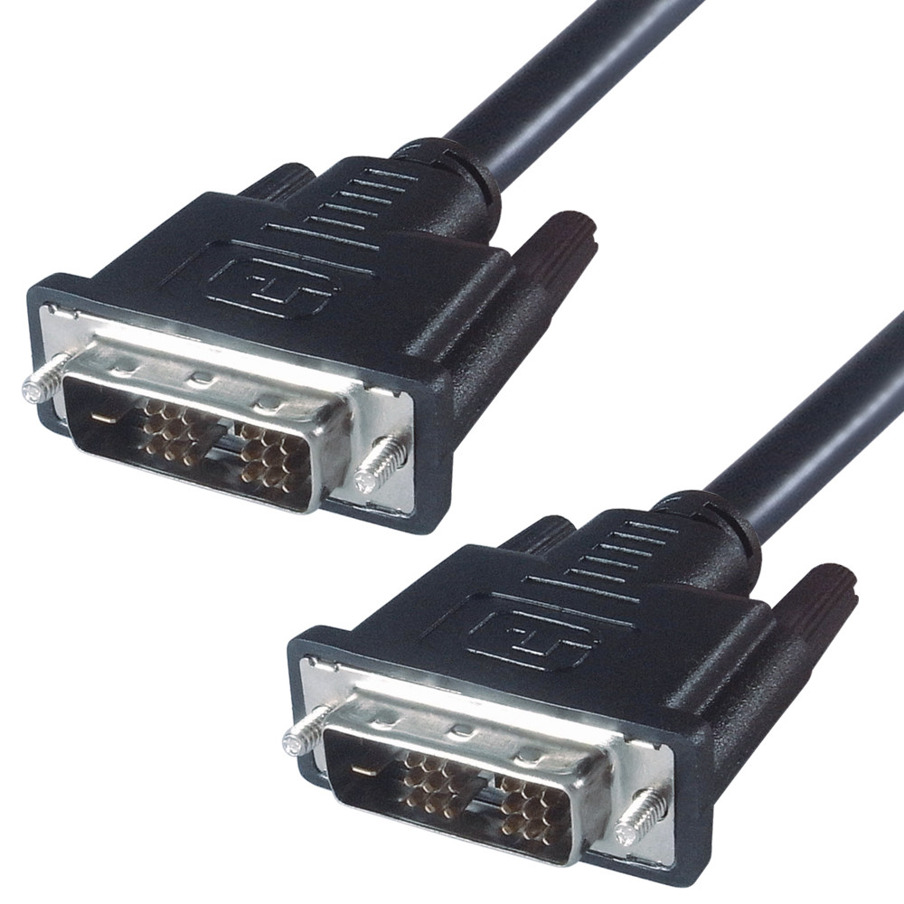 30cm 1FT DVI-D (18+1 Pin) Single Link Extension Cable Male to Male