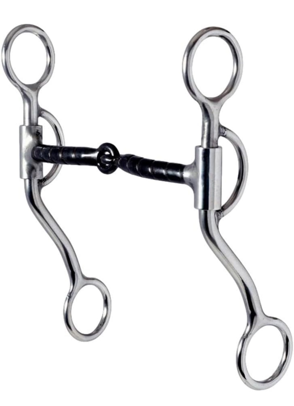 REINSMAN SLOW 7 - 3/8" SWEET IRON RIBBON SNAFFLE BIT 790