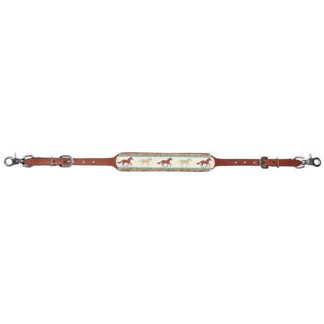 Showman Wild Hoof Echoes Western Wither Strap 178832