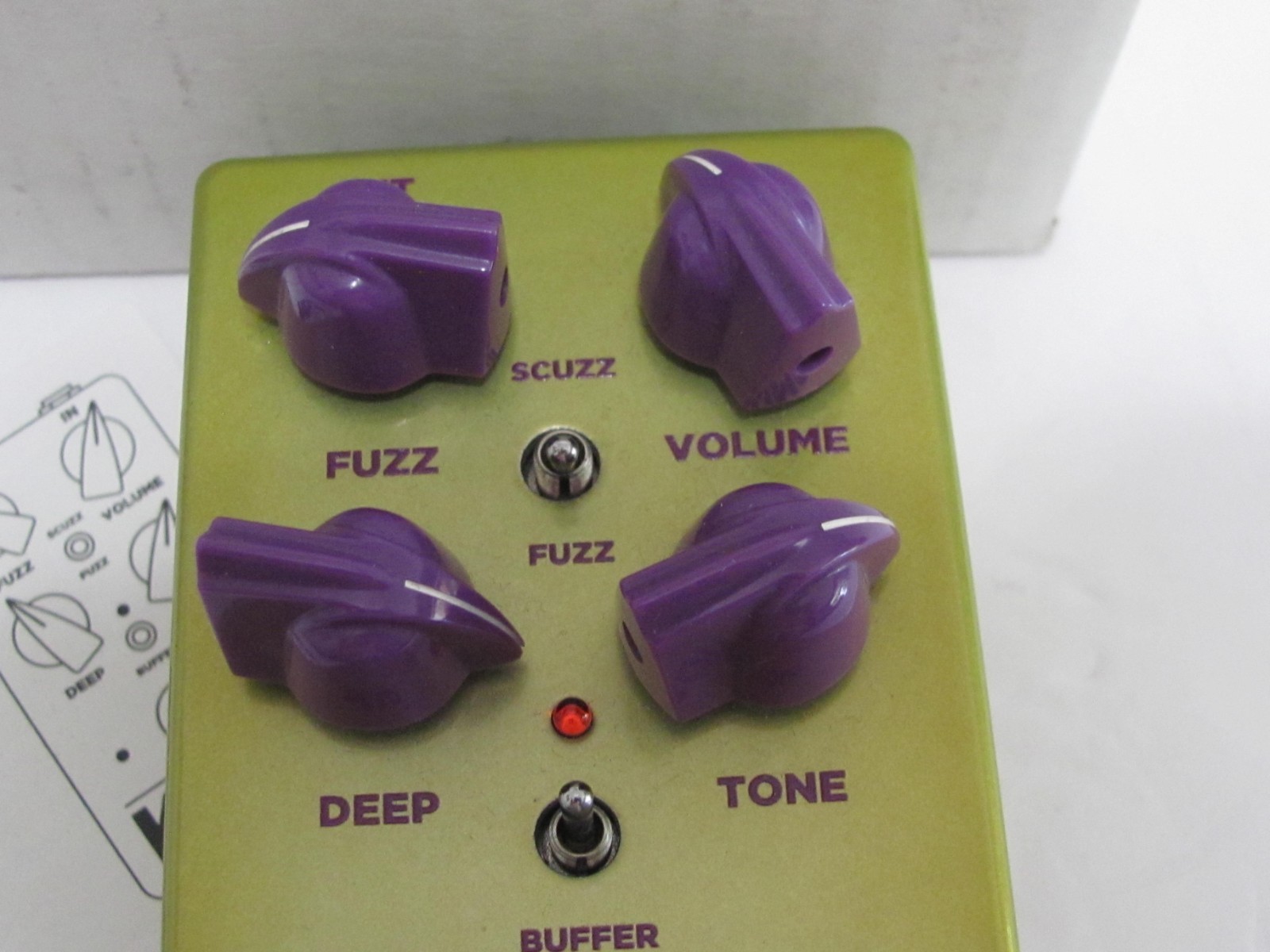 KHDK Electronics Scuzz Box Guitar foot pedal new