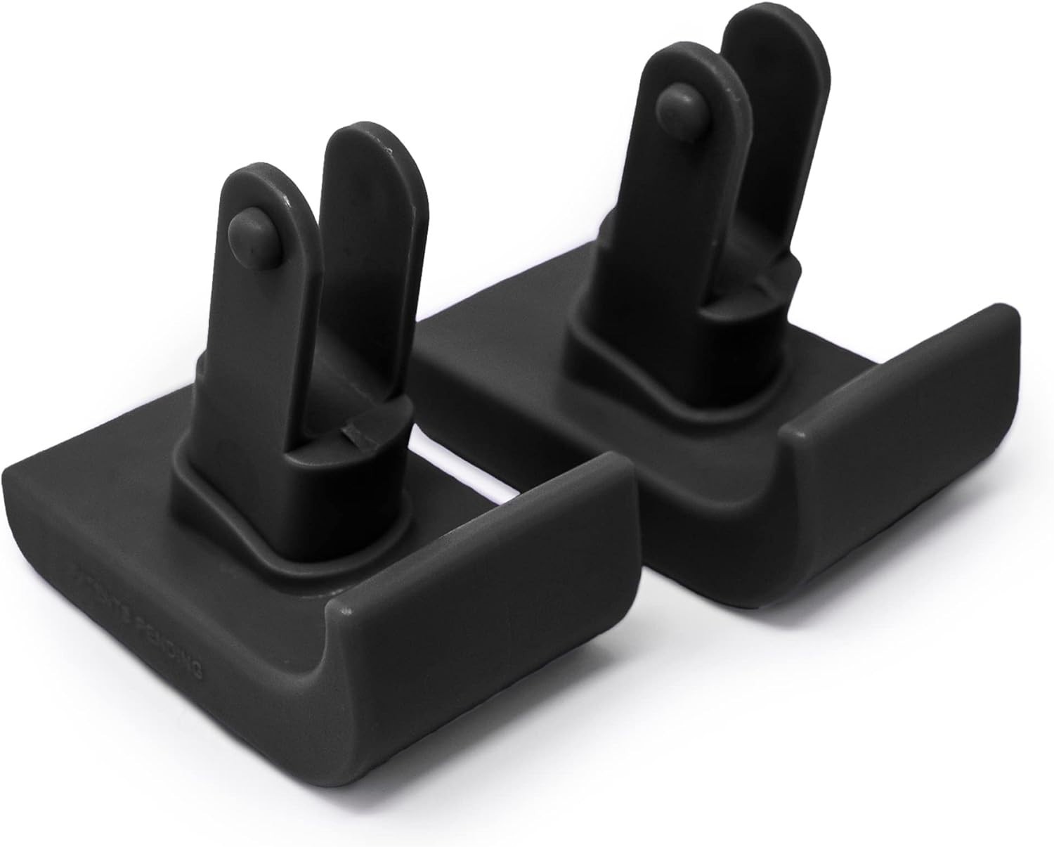 Able Life Space Saver Walker Ski Glides Black Secure Slide-On Design