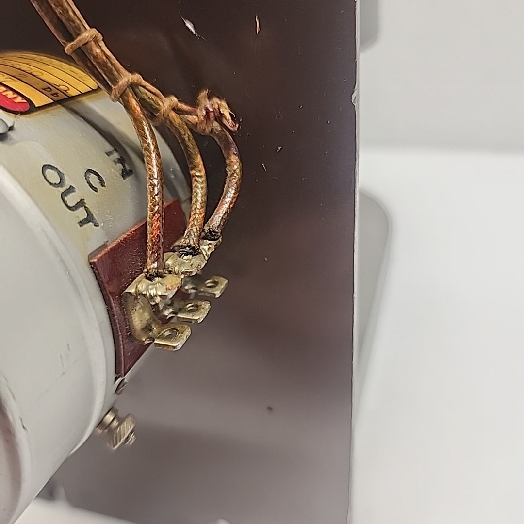 Western Electric VU Meter Rack Mount With Attenuator And Line Switch-Raytheon