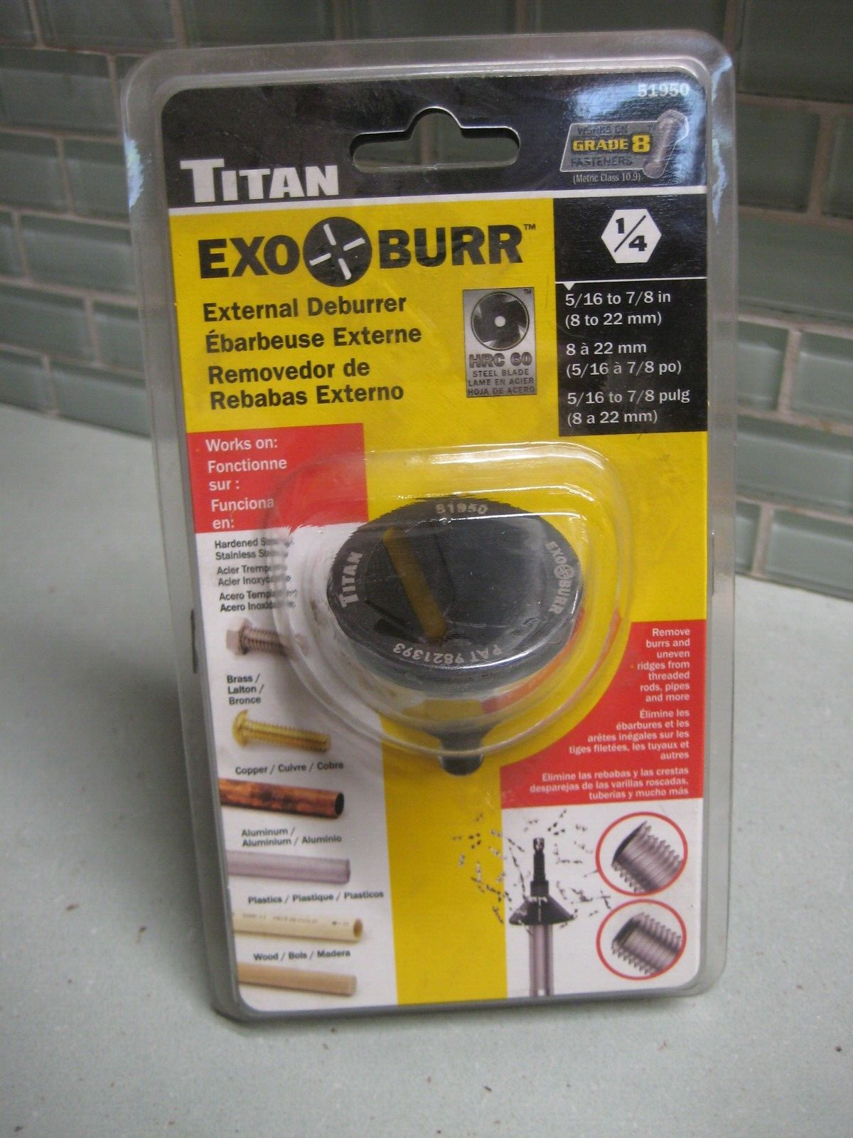 Titan EXO BURR External Deburrer 51950 NIP