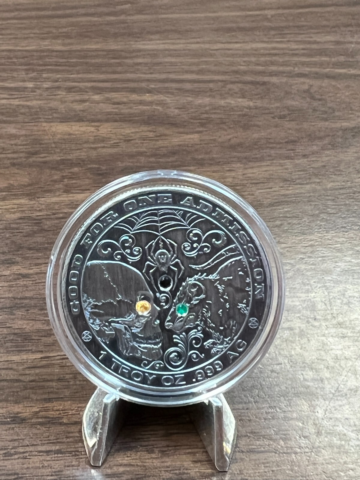 Barrely Living Circus of Freaks Silver Round