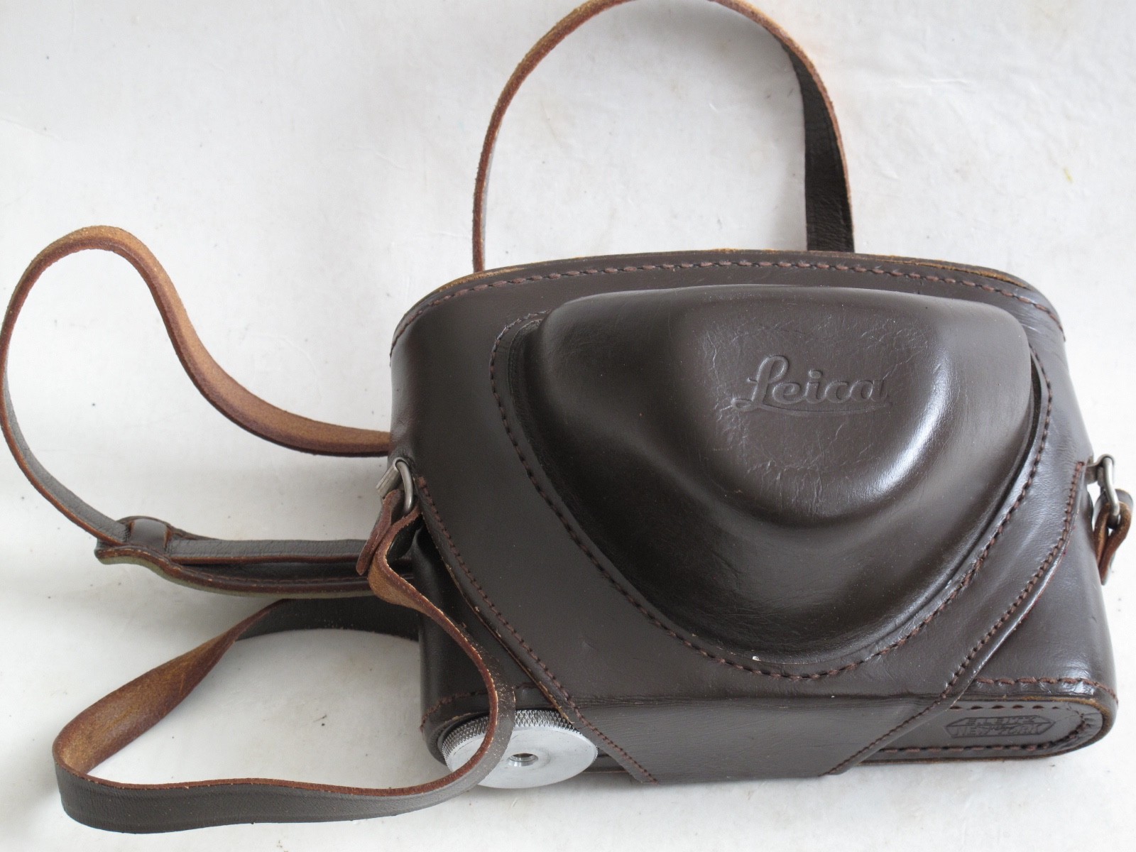 Leica M2/M3 camera case with big nose & strap, E. Leitz NY,  US SELLER "LQQK"