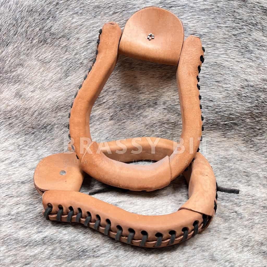 Leather Oxbow Stirrups