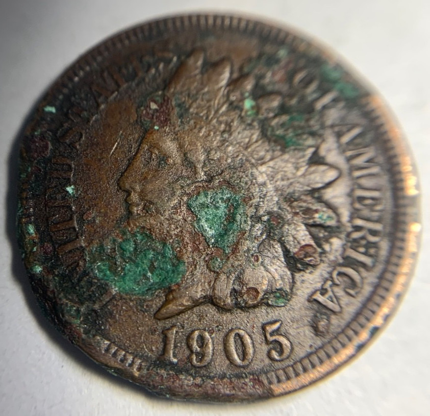 1905 Indian Head Cent Penny
