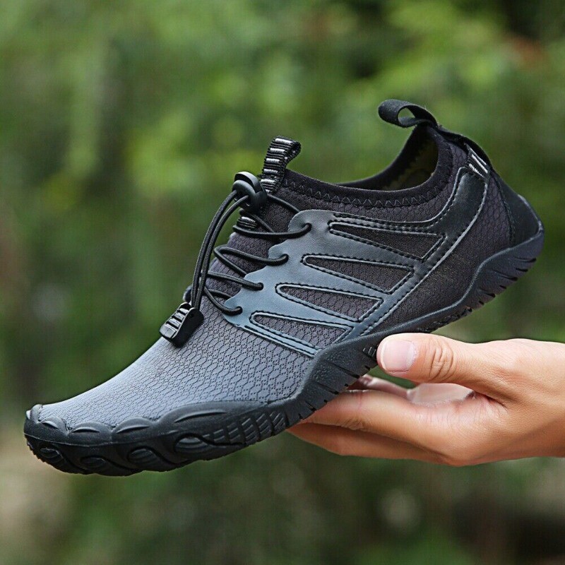 Men's Water Shoes Sports Beach Barefoot Rubber Quick Dry Aqua Sock Slip on Shoes