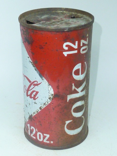 Empty Top Opened 12oz Coca Cola Flat Top