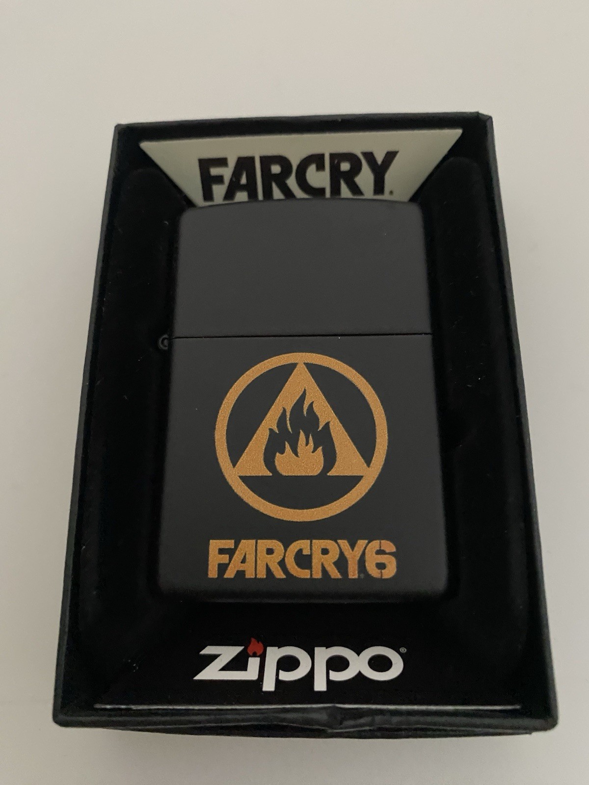 Zippo UB FAR CRY On A 2021 Black Matte Lighter