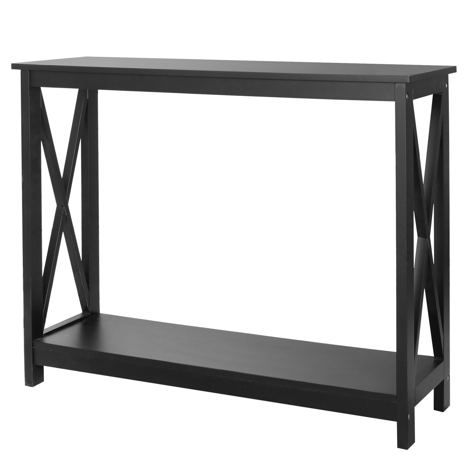 Console Table Along Bed Accent Side Stand Display Storage Shelf Entryway Decor
