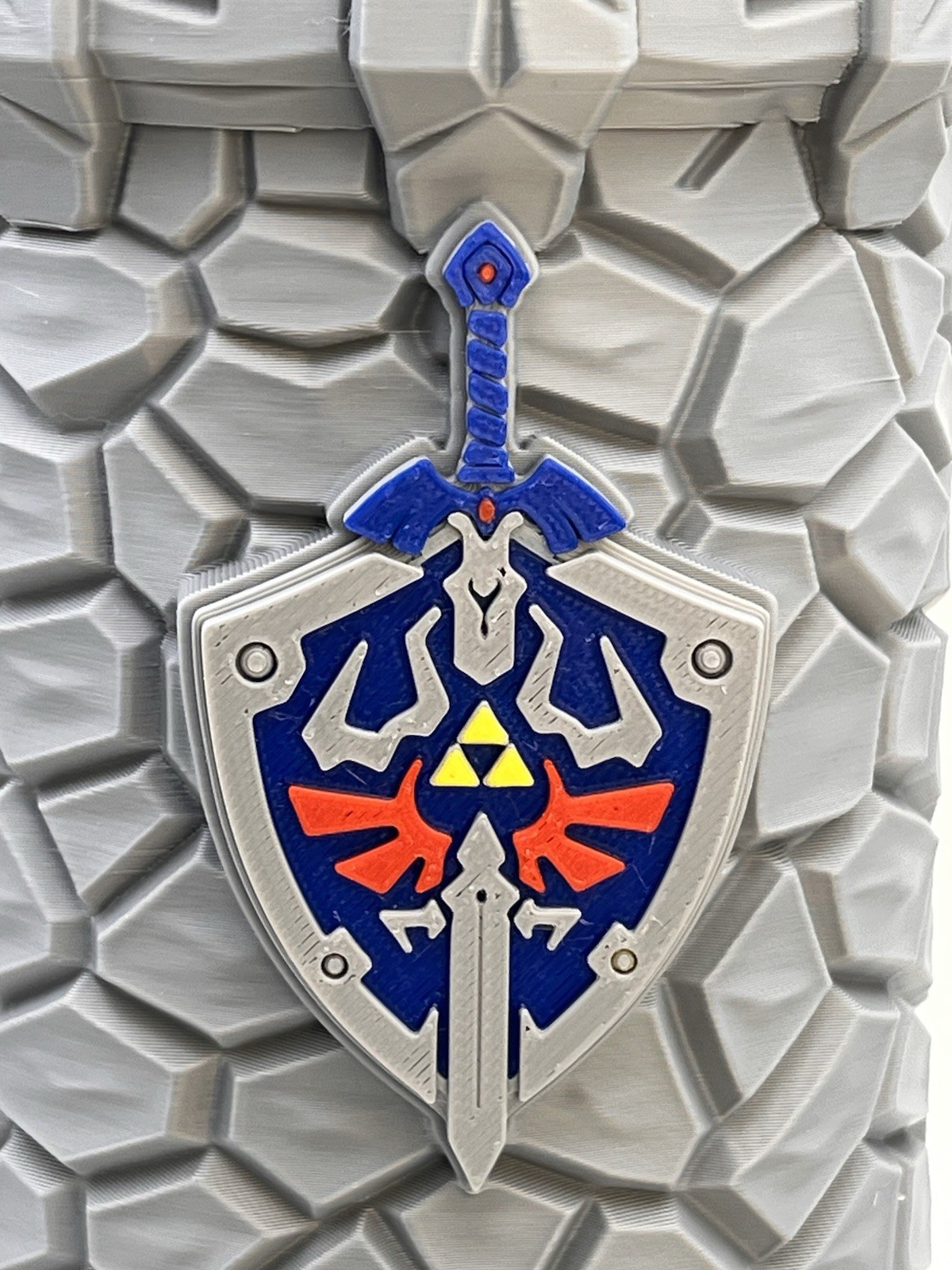 D&D Dice Tower, Hylian Shield, Zelda inspired.