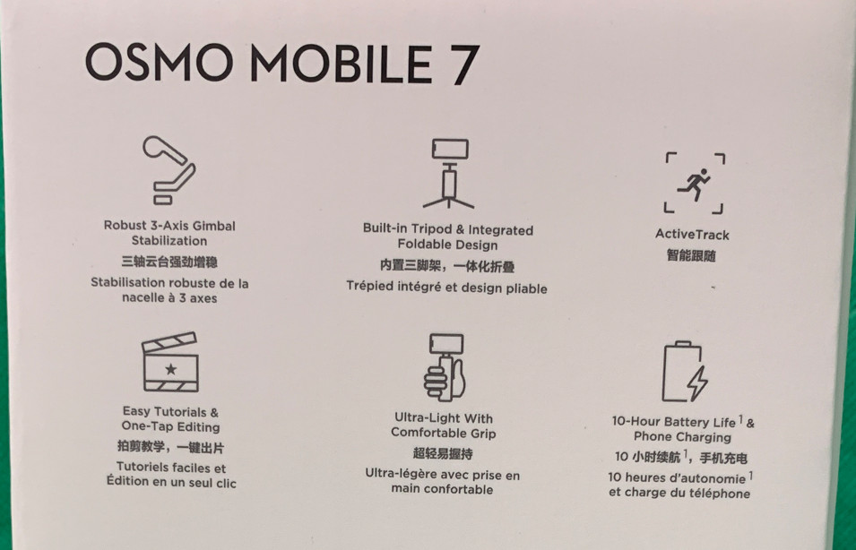 DJI Osmo Mobile 7 Smartphone 3-Axis Gimbal Stabilizer - Gray