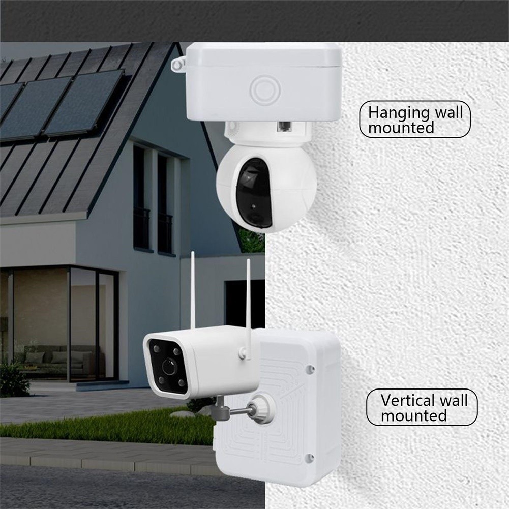 White ABS Waterproof Box for Camera Power Supply and Network Cables For Outdoor