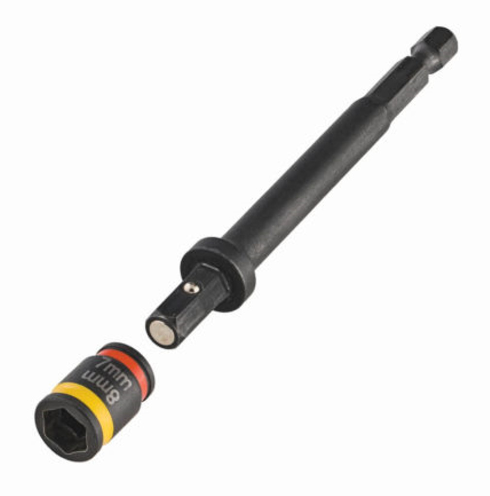 Malco Tools MSHMLCM3 C-RHEX® Cleanable Reversible Magnetic Hex Driver 7mm/8mm 4"