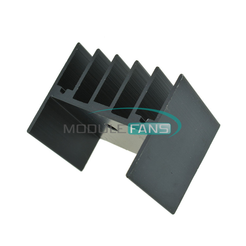 Black Heat 10pcs 25x30.3x25mm IC Sink For L298N LM7805 25x30x25 Heatsink-